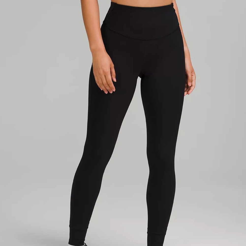 Black Lululemon Active Leggings 28”